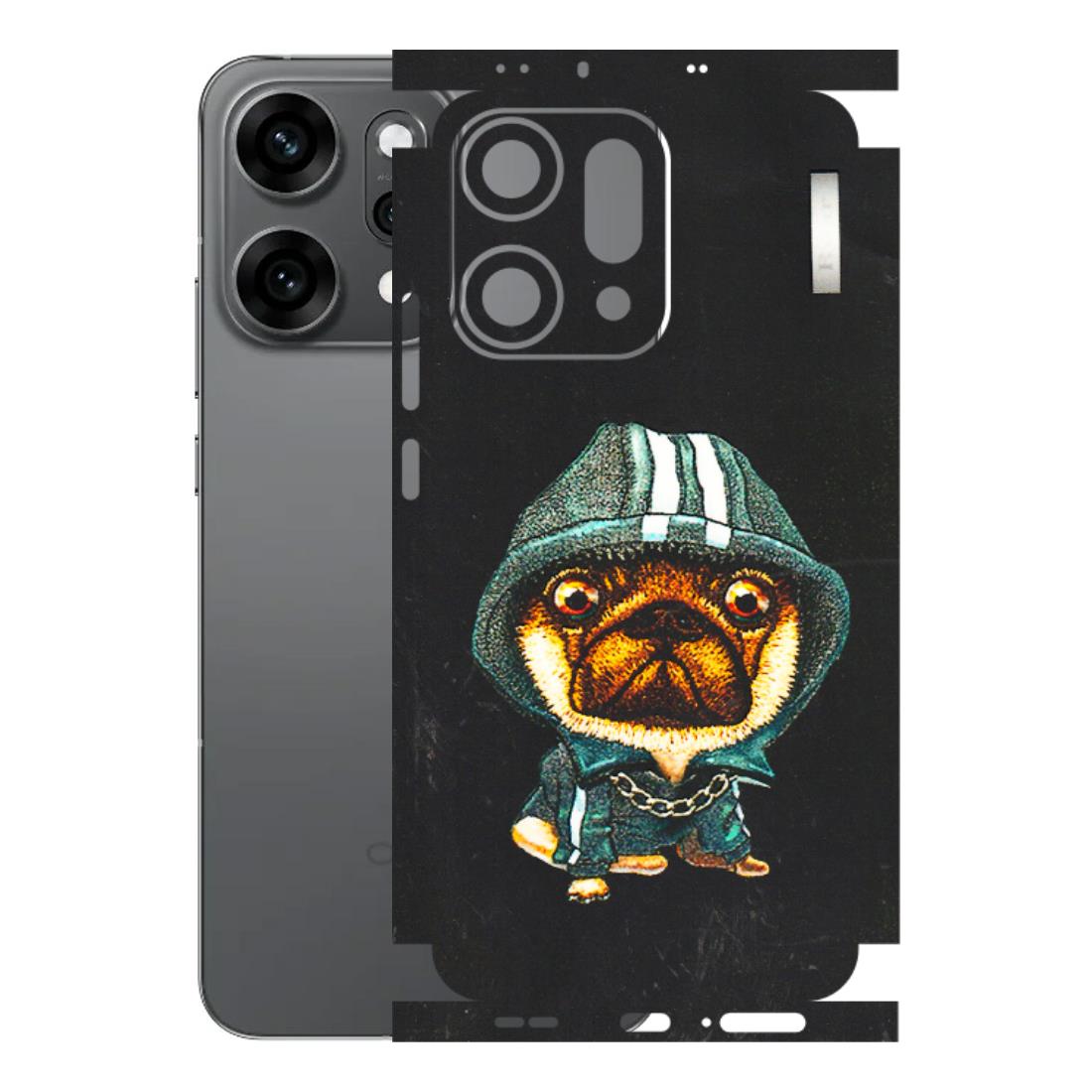 OPPO Phone Skins 2025 (All Models) - Puppy N Hoodie - 3D Embossed Finish (L-90) Oppo Reno 14 Pro 5G