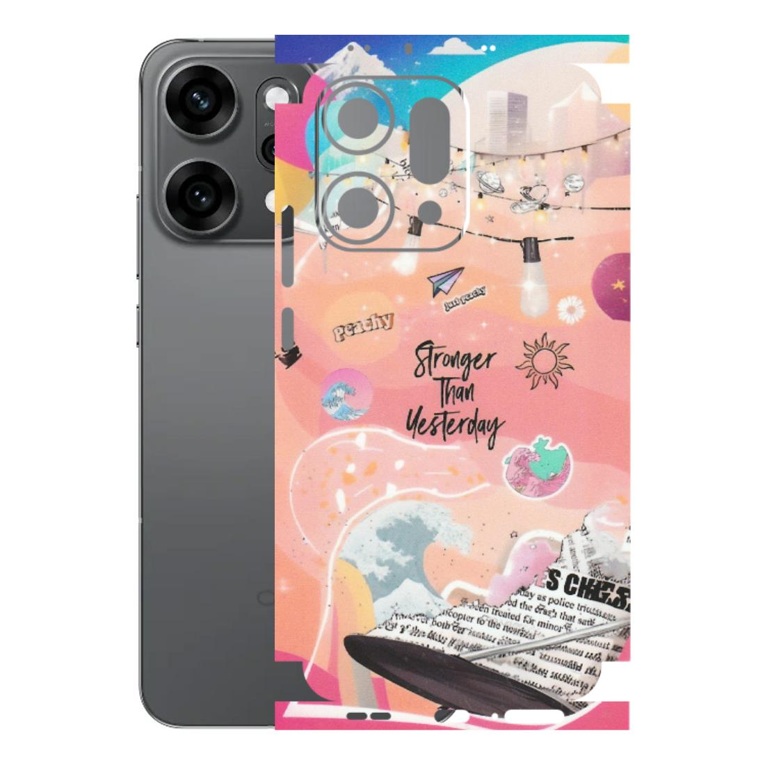OPPO Phone Skins 2025 (All Models) - Stronger Then Yesterday - Matte Finish (M-128) Oppo Reno 14 Pro 5G