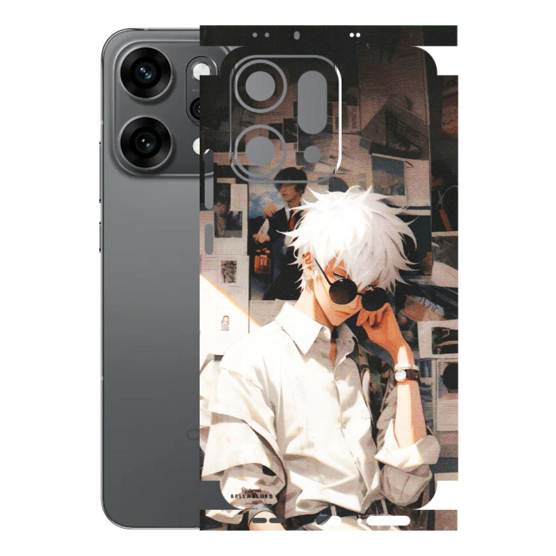 OPPO Phone Skins 2025 (All Models) - Gojo Satoru Jujustu Kaisen Anime - Matte Finish (M-156) Oppo Reno 14 Pro 5G