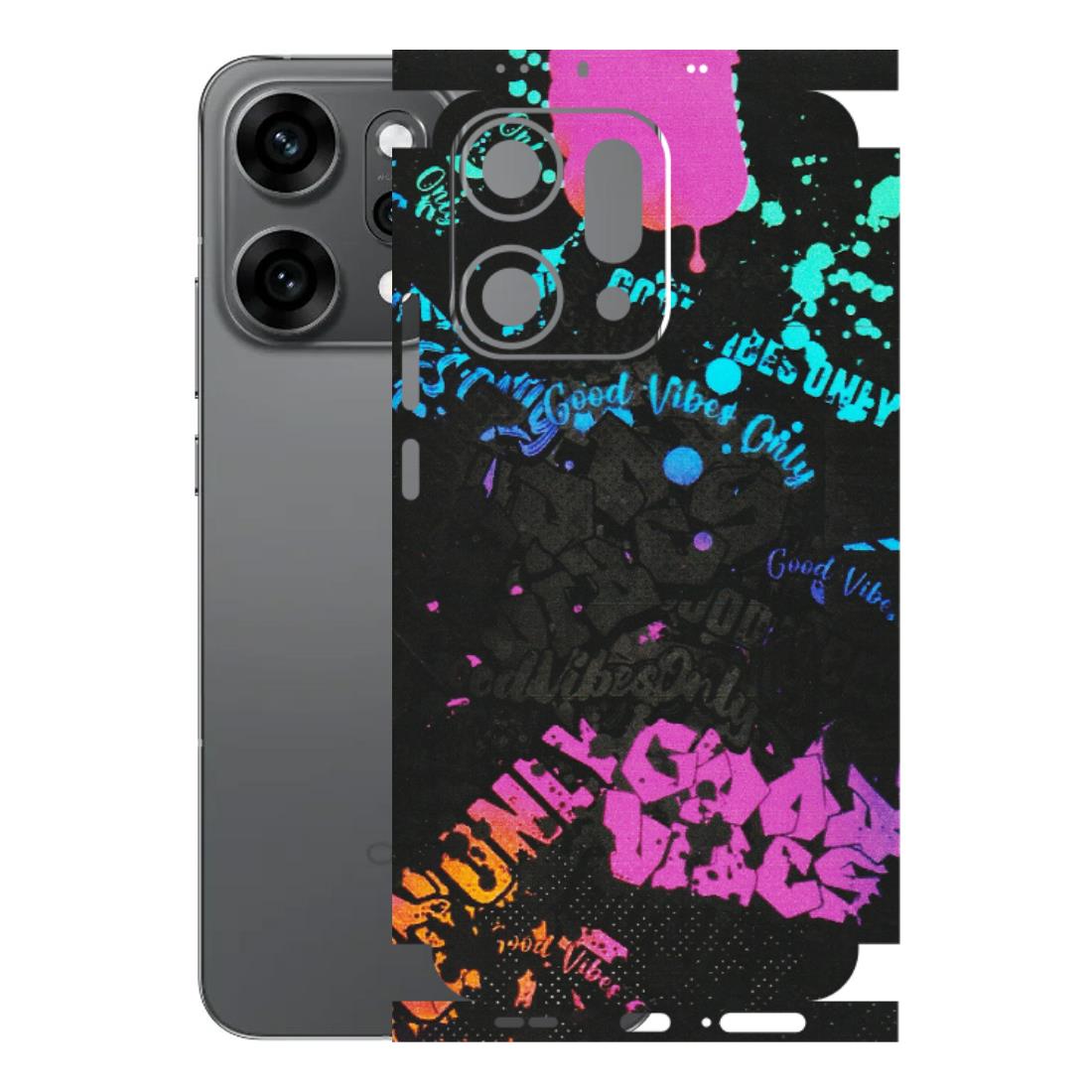 OPPO Phone Skins 2025 (All Models) - Majestic Black Vibes - Matte Finish (M-62) Oppo Reno 14 Pro 5G