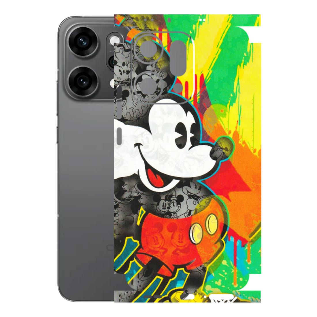 OPPO Phone Skins 2025 (All Models) - Multiple Mickey With Colourful Texture - Matte Finish (M-84) Oppo Reno 14 Pro 5G