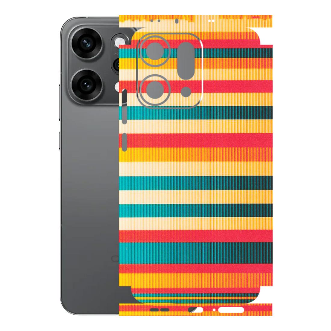 OPPO Phone Skins 2025 (All Models) - Colourful Stripes Soothing Effect - Matte Finish (M-86) Oppo Reno 14 Pro 5G
