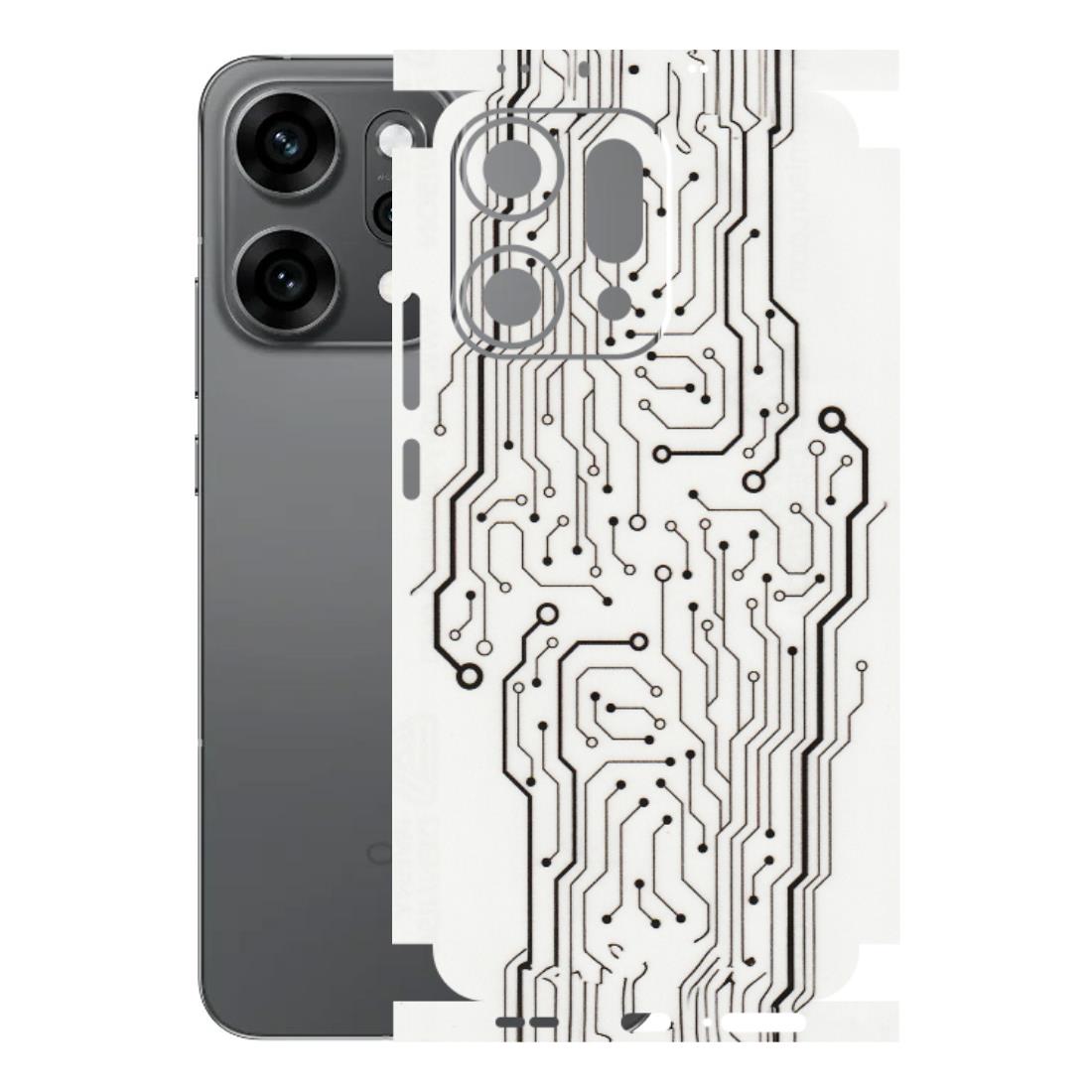 OPPO Phone Skins 2025 (All Models) - Tech Circuits - Transparent Finish (T-03) Oppo Reno 14 Pro 5G