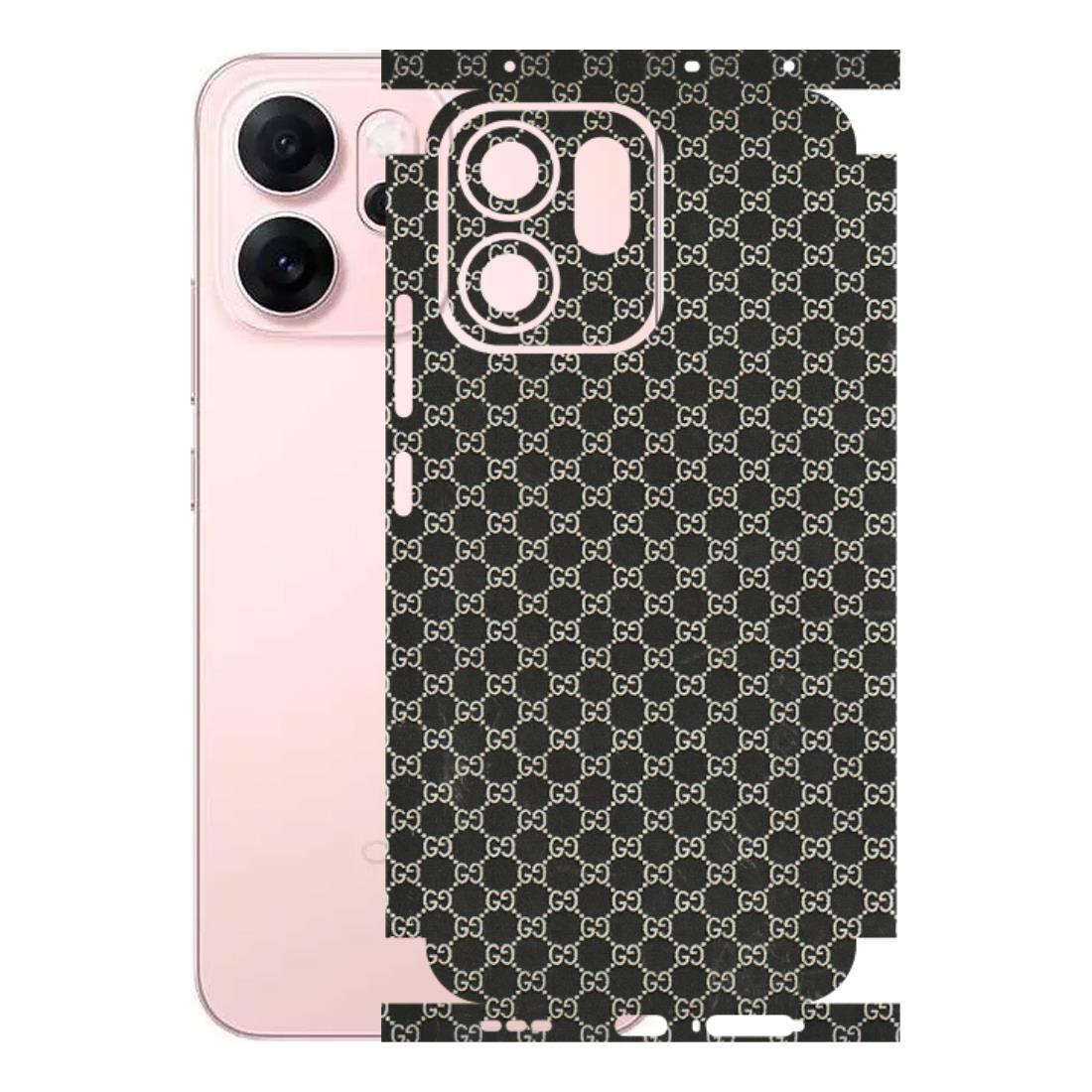 OPPO Phone Skins 2025 (All Models) - Black G Print - 3D Embossed Finish (L-109) Oppp Reno 14F 5G