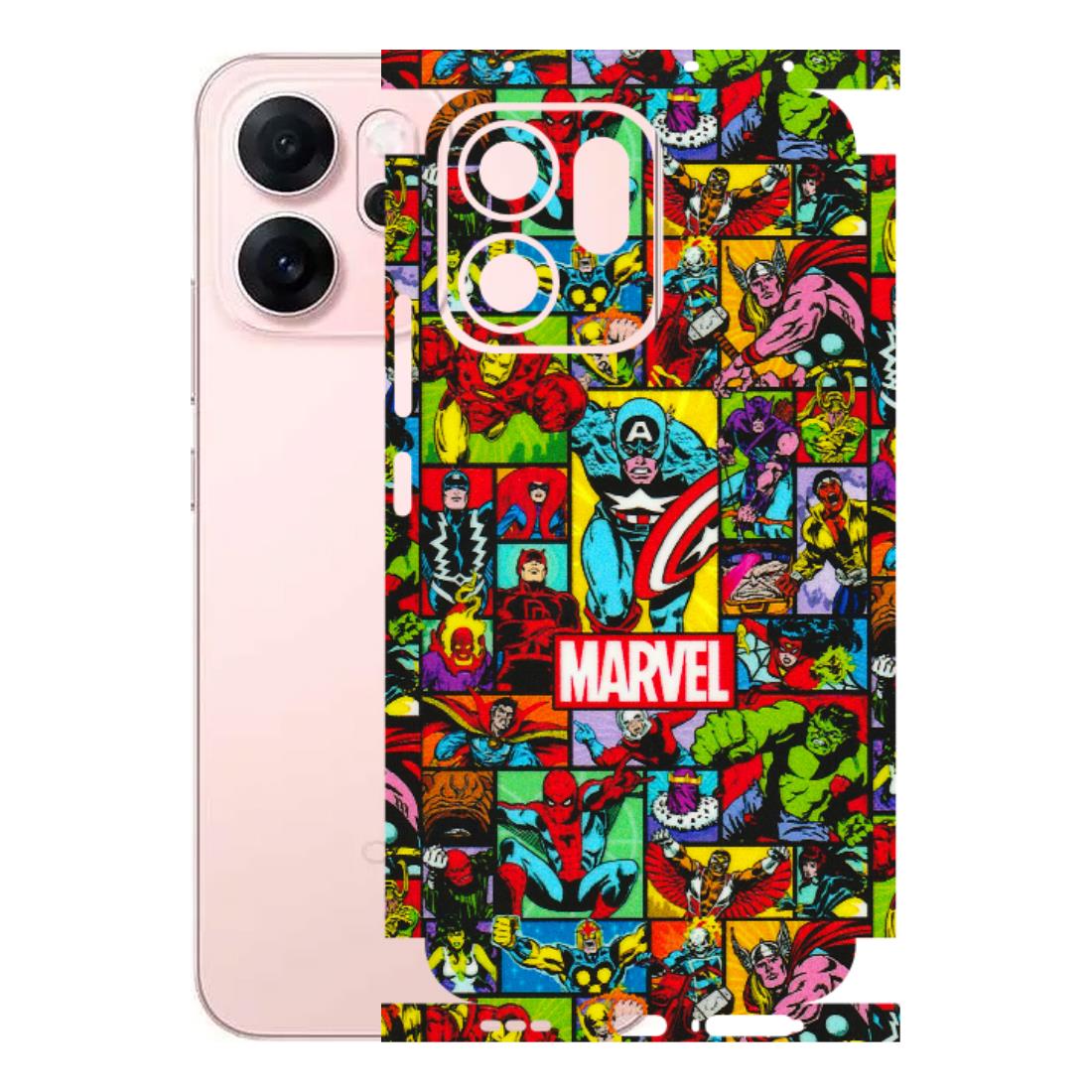OPPO Phone Skins 2025 (All Models) - MARVELOUS Comic Characters - 3D Embossed Finish (L-129) Oppp Reno 14F 5G