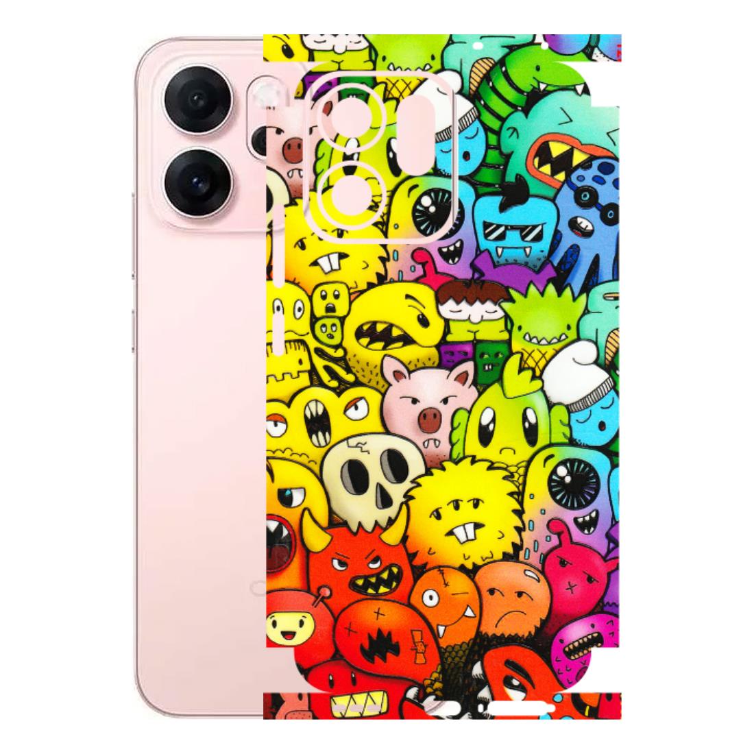 OPPO Phone Skins 2025 (All Models) - Angry Funkies - 3D Embossed Finish (L-169) Oppp Reno 14F 5G