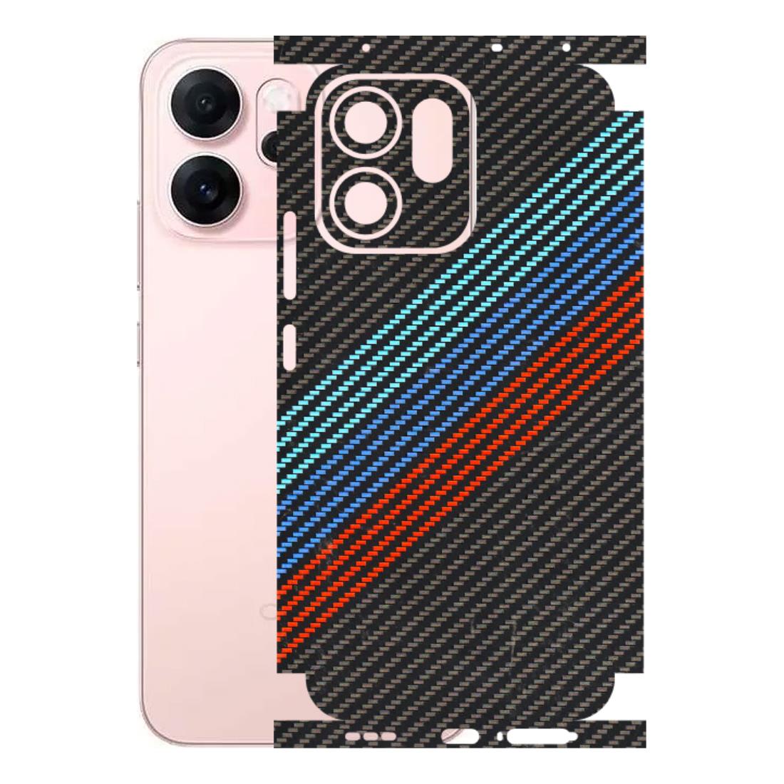 OPPO Phone Skins 2025 (All Models) - Carbon BM - 3D Embossed Finish (L-302) Oppp Reno 14F 5G