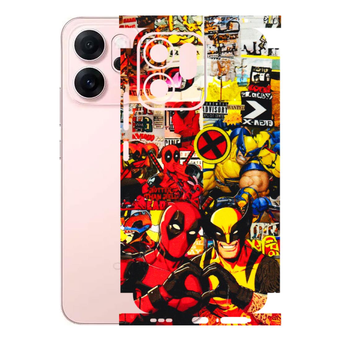OPPO Phone Skins 2025 (All Models) - Spidy Wolverine - 3D Embossed Finish (L-310) Oppp Reno 14F 5G