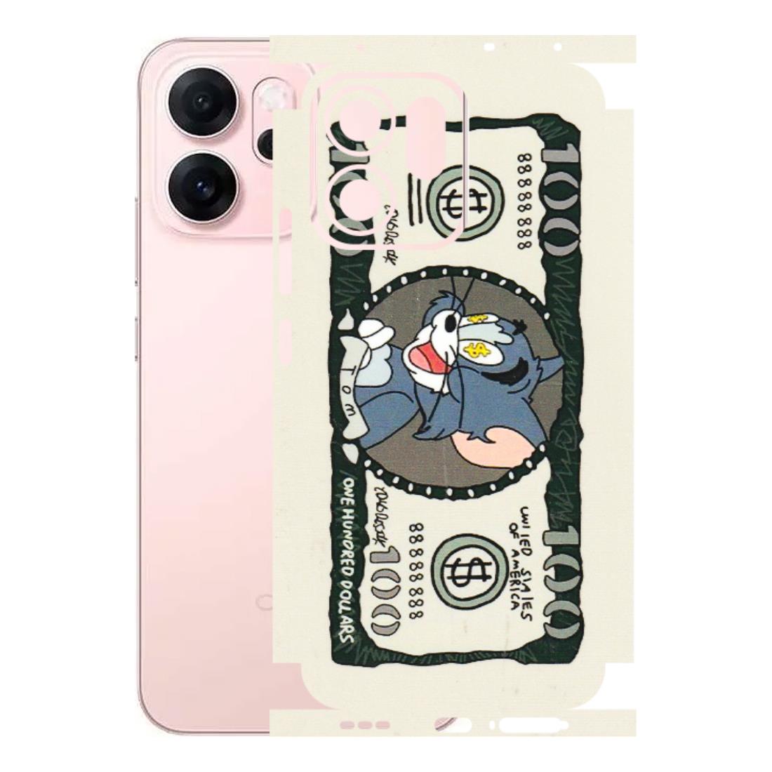 OPPO Phone Skins 2025 (All Models) - Tom Hundred Dollar - 3D Embossed Finish (L-324) Oppp Reno 14F 5G