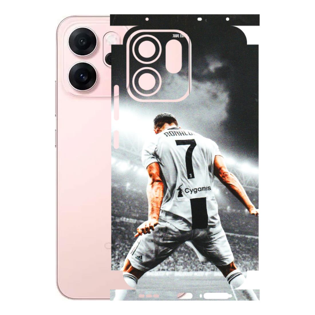 OPPO Phone Skins 2025 (All Models) - Ronaldo CR7 Crazy - 3D Embossed Finish (L-44) Oppp Reno 14F 5G