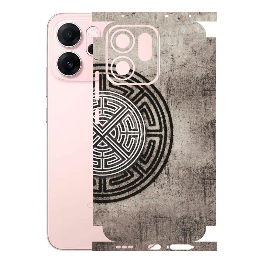 OPPO Phone Skins 2025 (All Models) - Mysterious Circular Design - 3D Embossed Finish (L-63) Oppp Reno 14F 5G