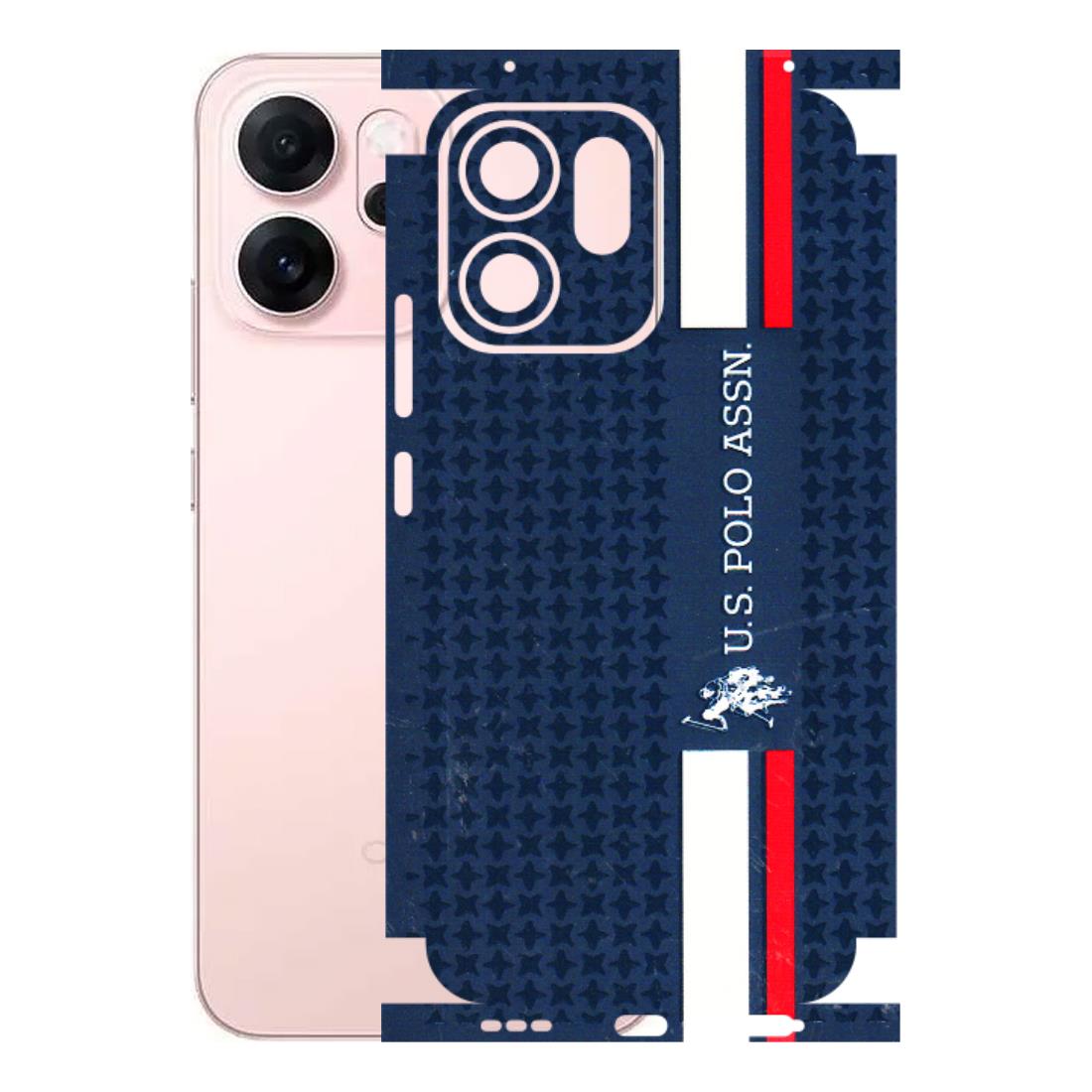 OPPO Phone Skins 2025 (All Models) - US POLO Designer Brand - 3D Embossed Finish (L-65) Oppp Reno 14F 5G