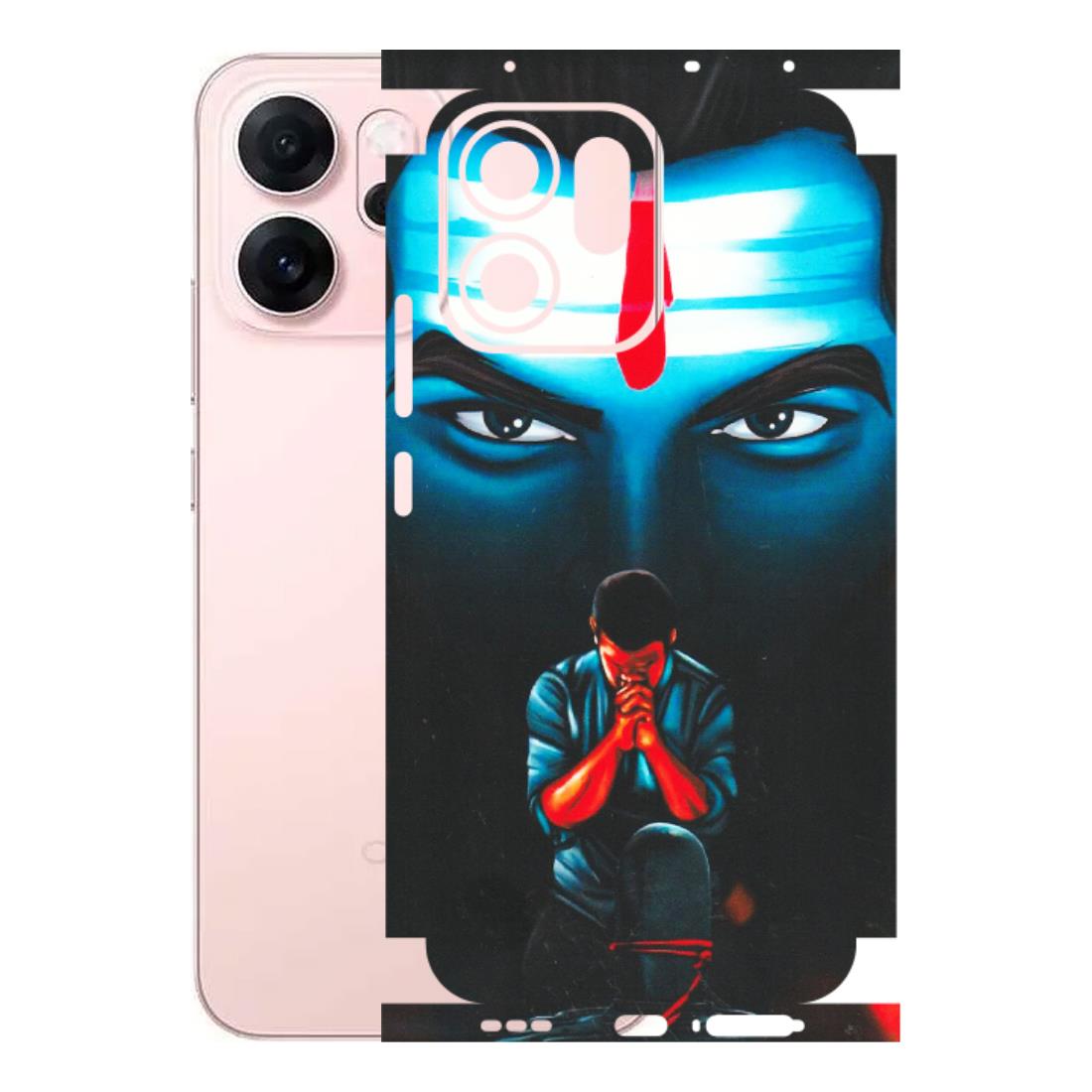 OPPO Phone Skins 2025 (All Models) - Mahakal Bhakt - Matte Finish (M-112) Oppp Reno 14F 5G