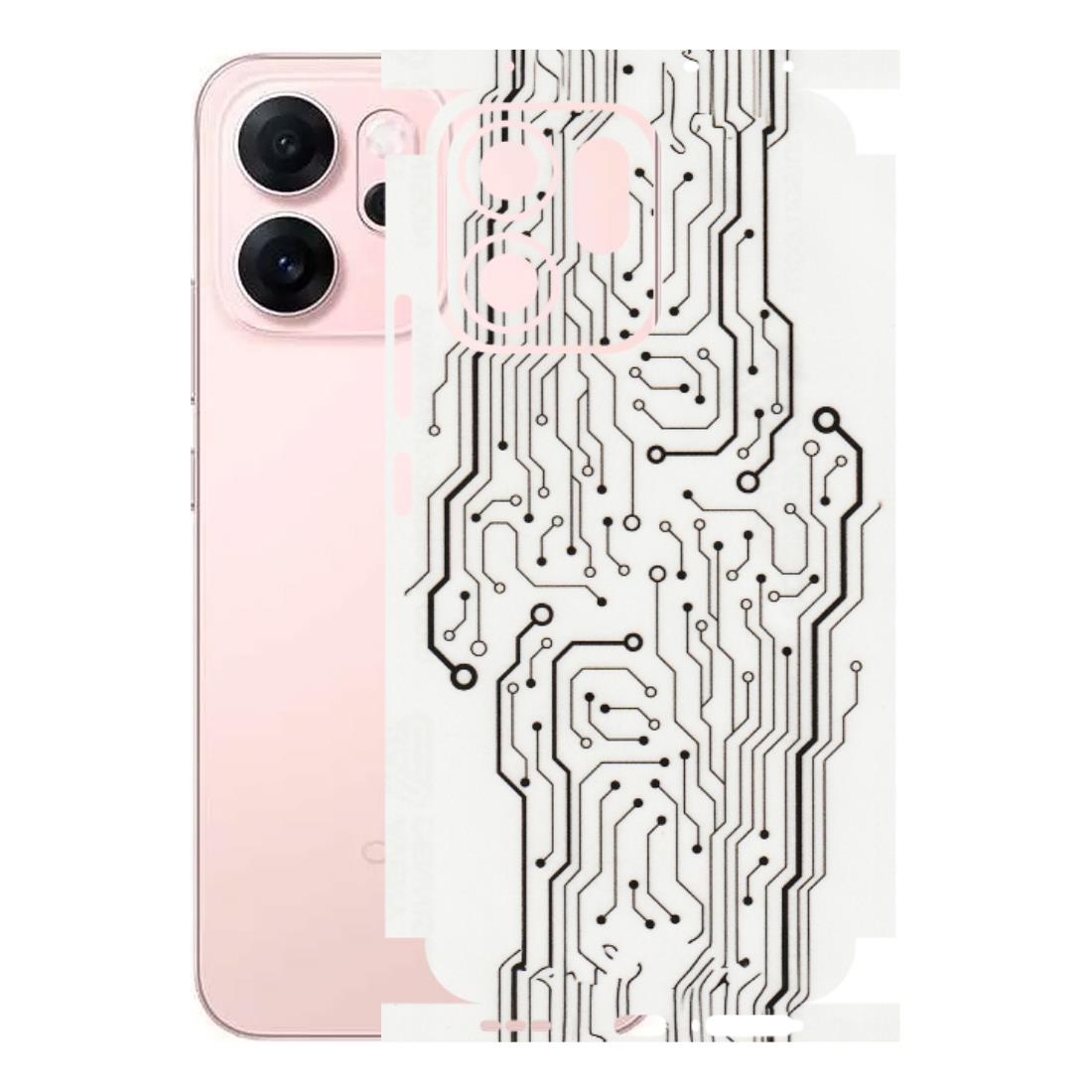 OPPO Phone Skins 2025 (All Models) - Tech Circuits - Transparent Finish (T-03) Oppp Reno 14F 5G