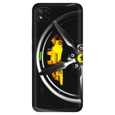 POCO Phone Skins (All Models) - Ferrari Wheel Alloy - 3D Embossed Finish (L-173) Poco C3