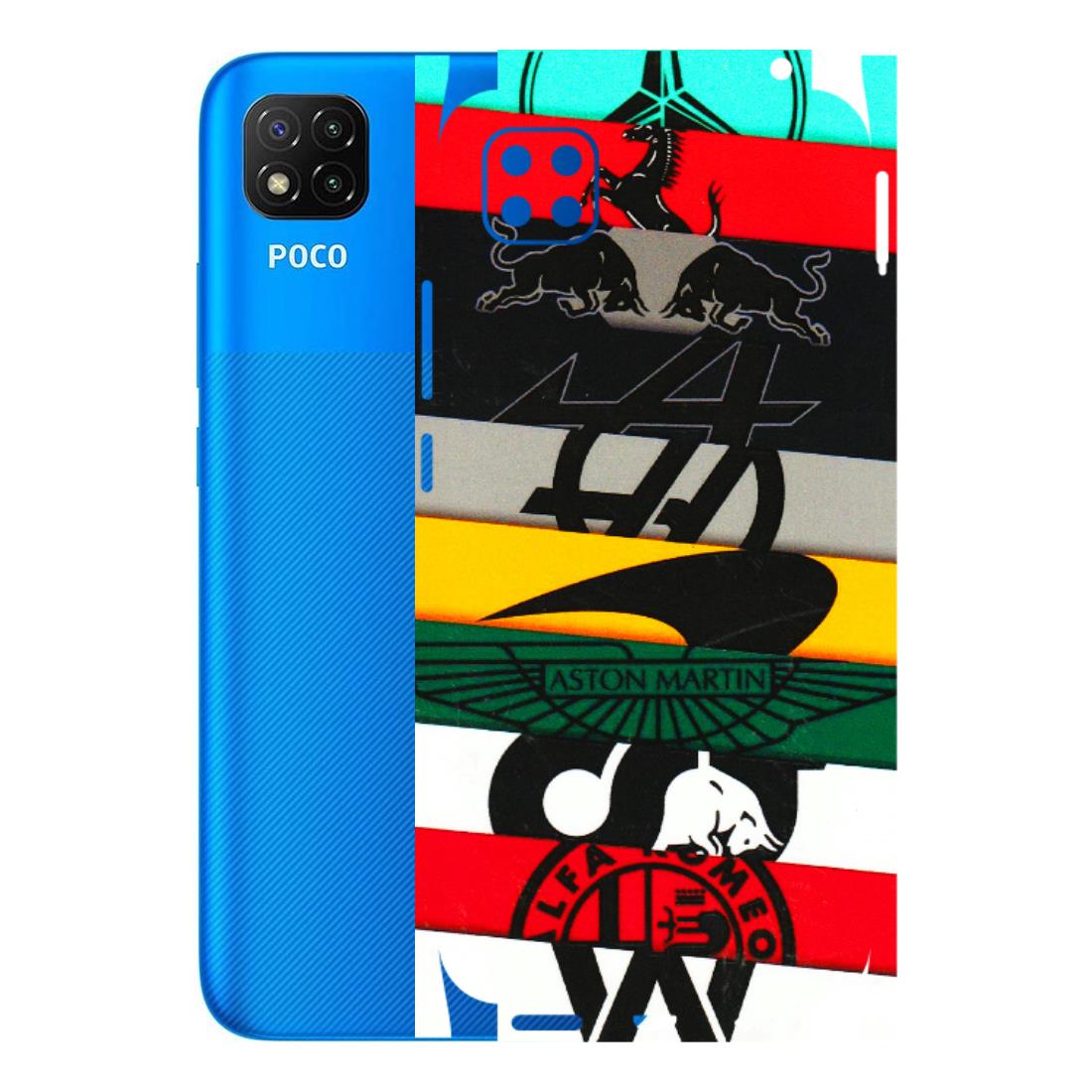 POCO Phone Skins (All Models) - Multi Designer Brands - 3D Embossed Finish (L-187) Poco C3