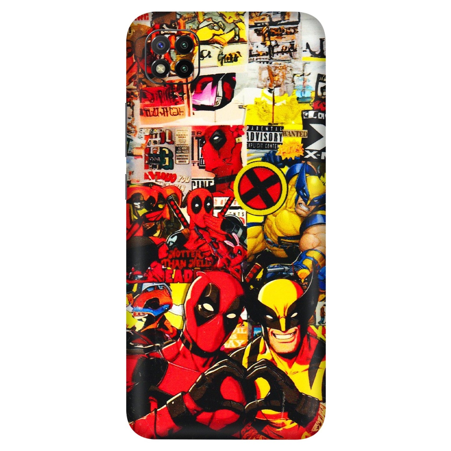 POCO Phone Skins (All Models) - Spidy Wolverine - 3D Embossed Finish (L-310) Poco C3