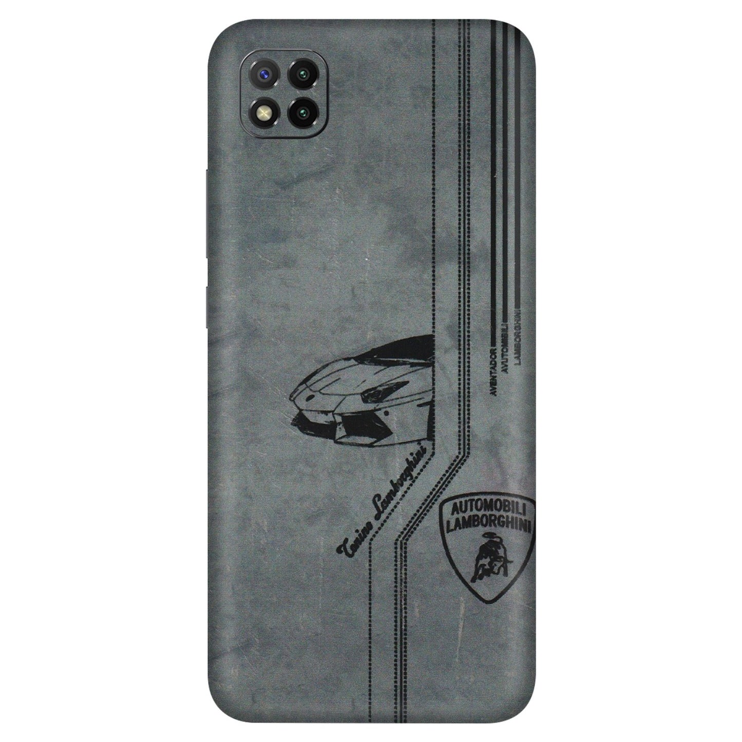 POCO Phone Skins (All Models) - New Lamborgini Aventador - 3D Embossed Finish (L-321) Poco C3