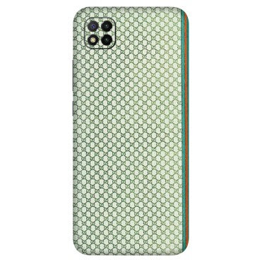 POCO Phone Skins (All Models) - Gucci Fabric Pattern - 3D Embossed Finish (L-73) Poco C3