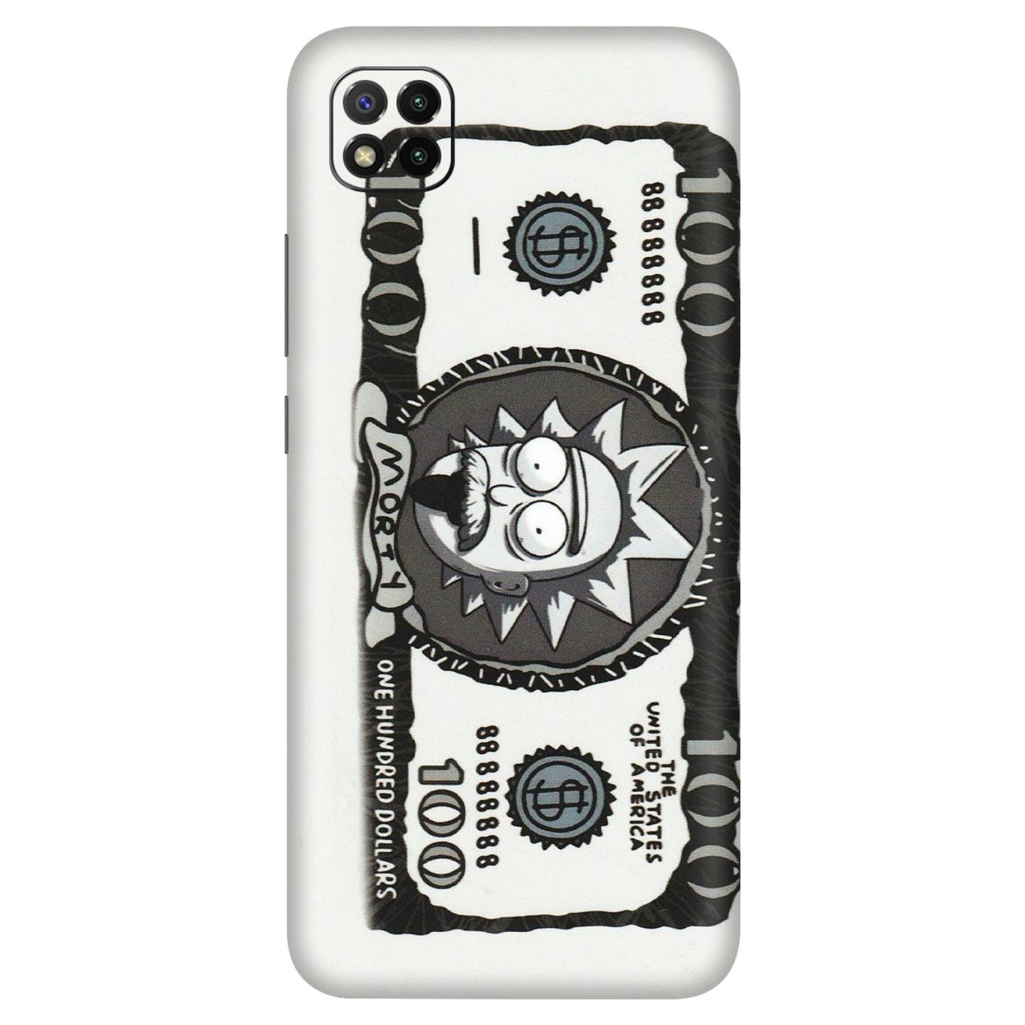 POCO Phone Skins (All Models) - Rick And Morty Hundred Dollar Anime - Matte Finish (M-161) Poco C3