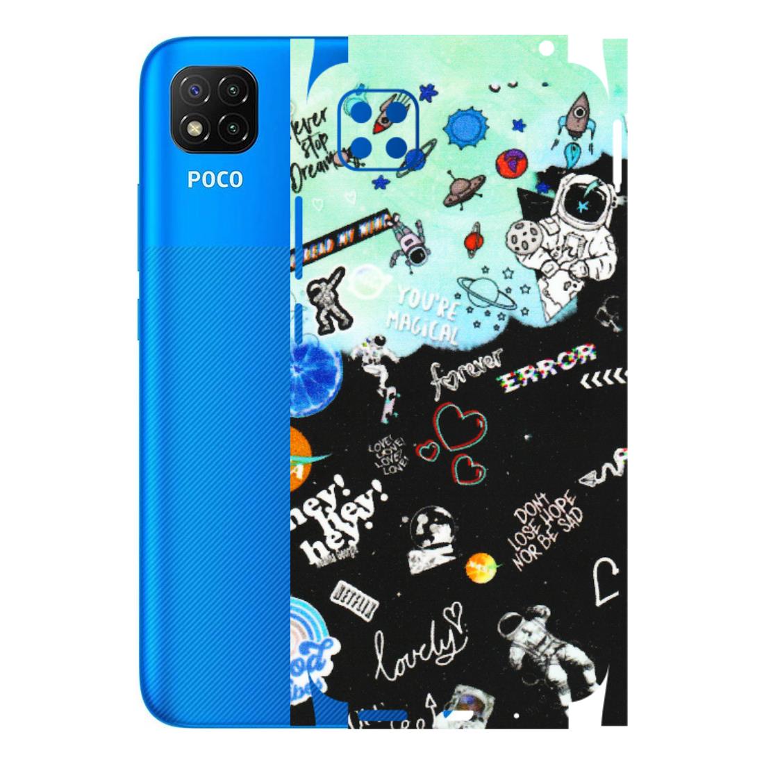 POCO Phone Skins (All Models) - Living In A Space Dream - Matte Finish (M-46) Poco C3