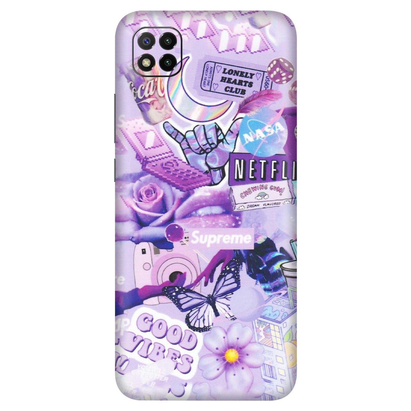 POCO Phone Skins (All Models) - Supreme Purple Magic - Matte Finish (M-88) Poco C3