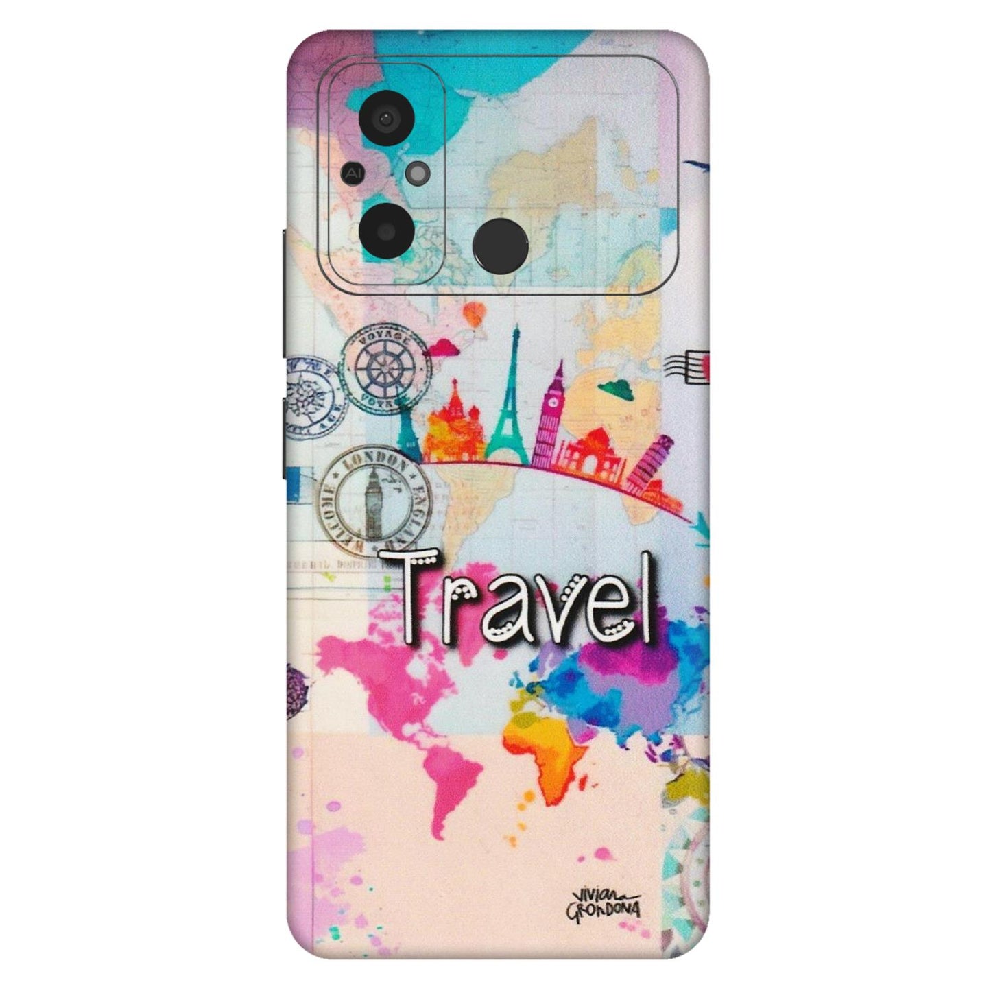 POCO Phone Skins (All Models) - Travel The Wonders - Matte Finish (M-108) Poco C55