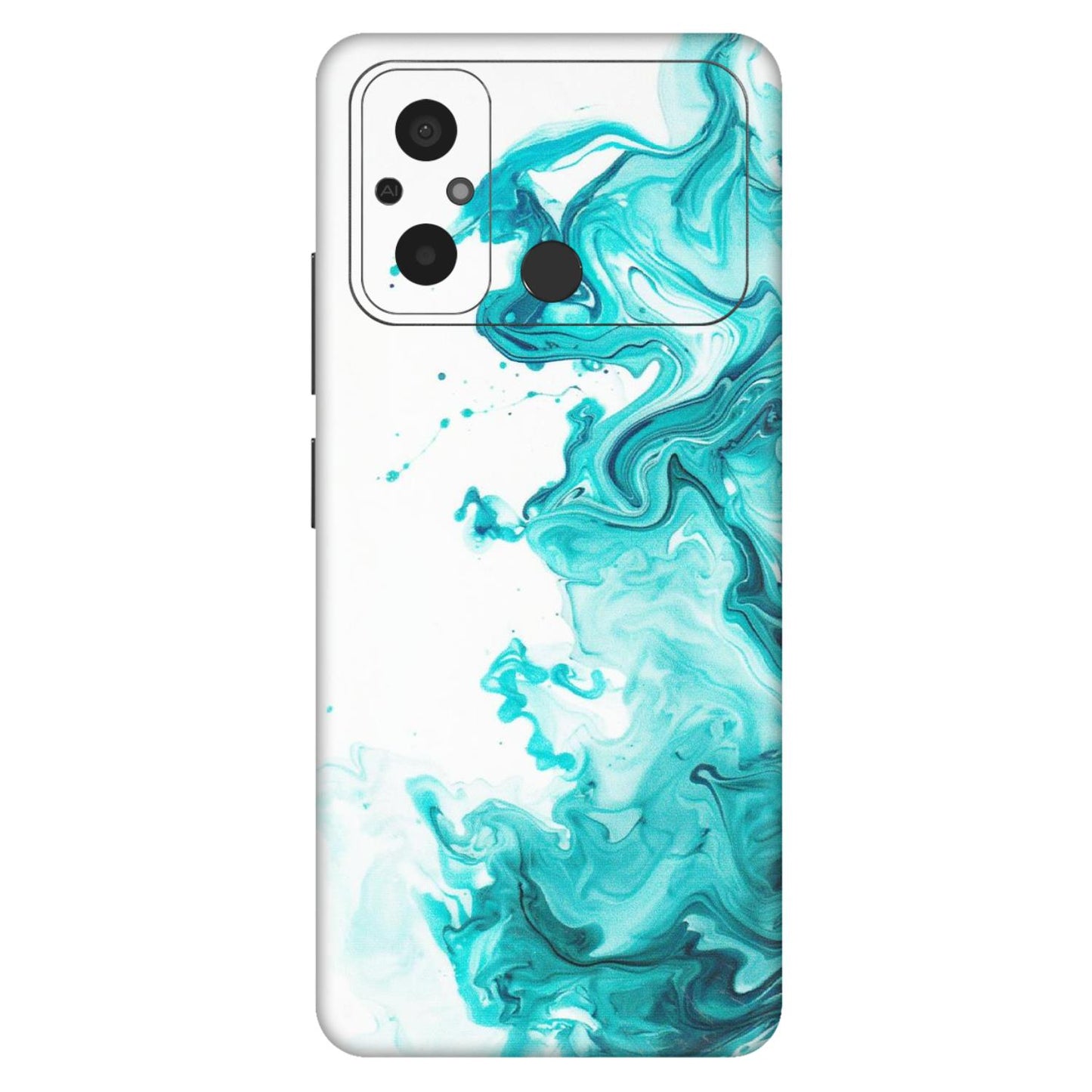POCO Phone Skins (All Models) - Sky Blue Abstract Colour - Matte Finish (M-146) Poco C55