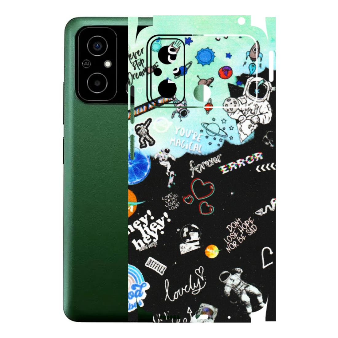 POCO Phone Skins (All Models) - Living In A Space Dream - Matte Finish (M-46) Poco C55