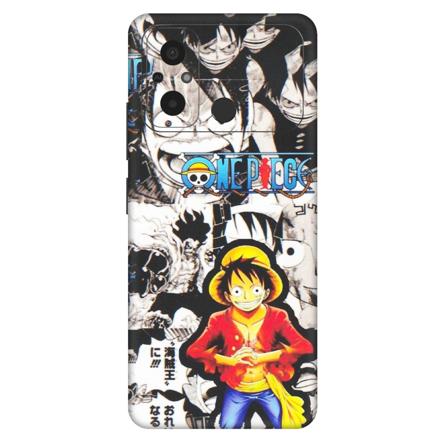 POCO Phone Skins (All Models) - One Piece B&W - Matte Finish (M-63) Poco C55
