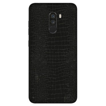 POCO Phone Skins (All Models) - Snake Leather Black - 3D Embossed Finish (L-107) Poco F1