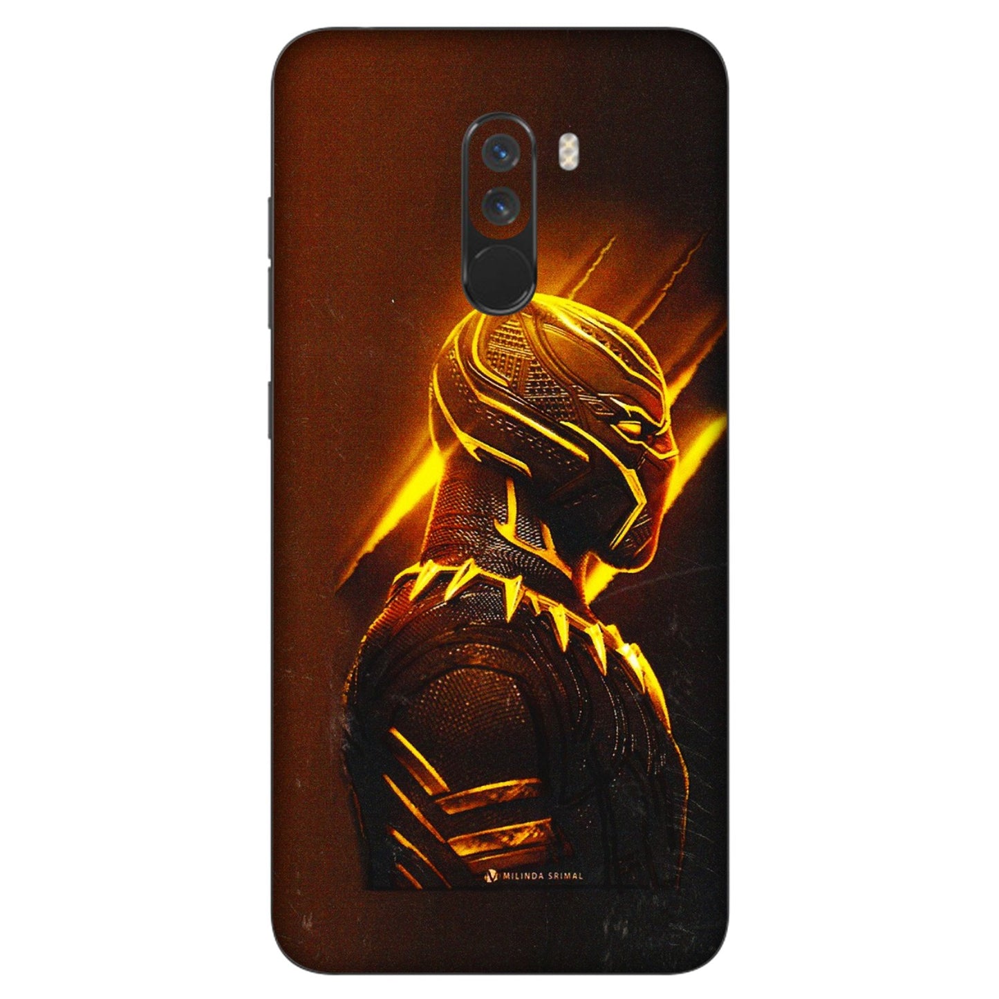 POCO Phone Skins (All Models) - Gold Black Panther - 3D Embossed Finish (L-181) Poco F1