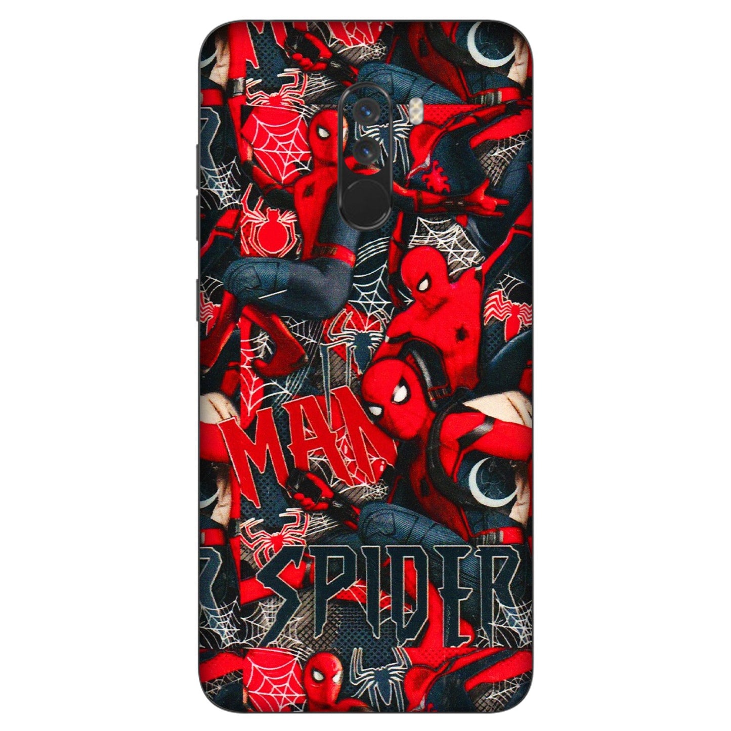 POCO Phone Skins (All Models) - SpiderMan Cool - 3D Embossed Finish (L-188) Poco F1
