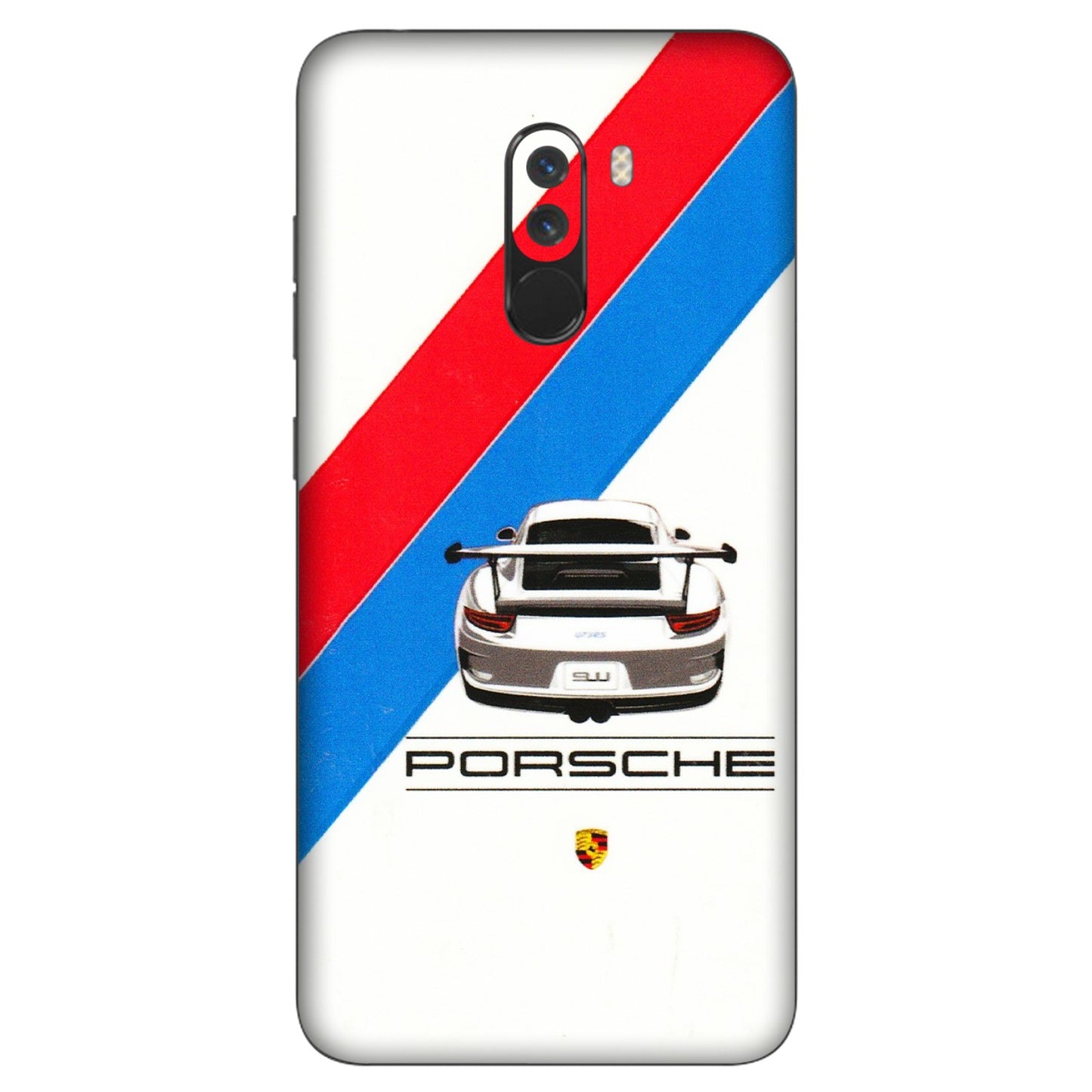 POCO Phone Skins (All Models) - Porche Car Sober Logo - 3D Embossed Finish (L-248) Poco F1