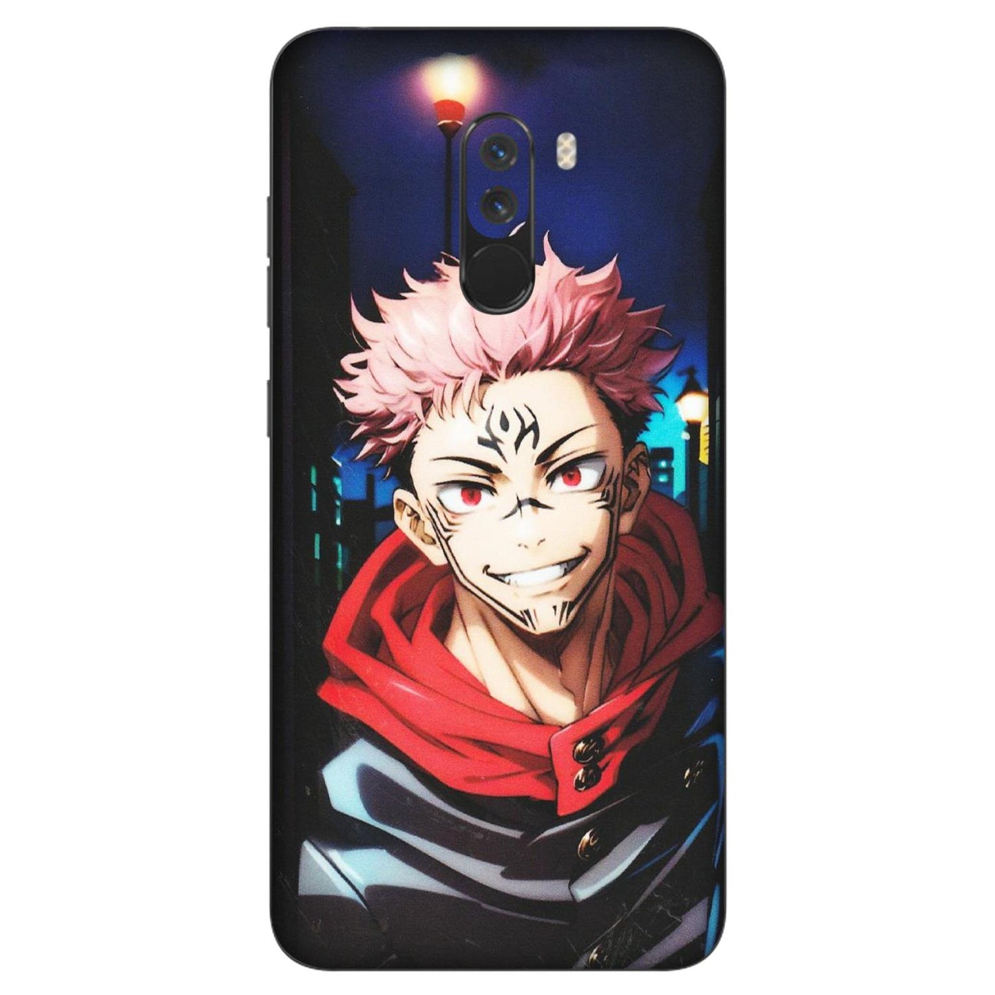 POCO Phone Skins (All Models) - Yuji Itadori Funny Face Anime - Matte Finish (M-152) Poco F1