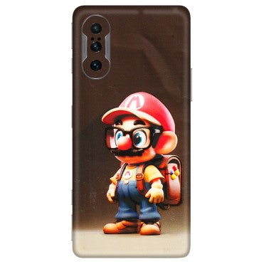 POCO Phone Skins (All Models) - Little Mario - 3D Embossed Finish (L-119) Poco F3 GT (5G)
