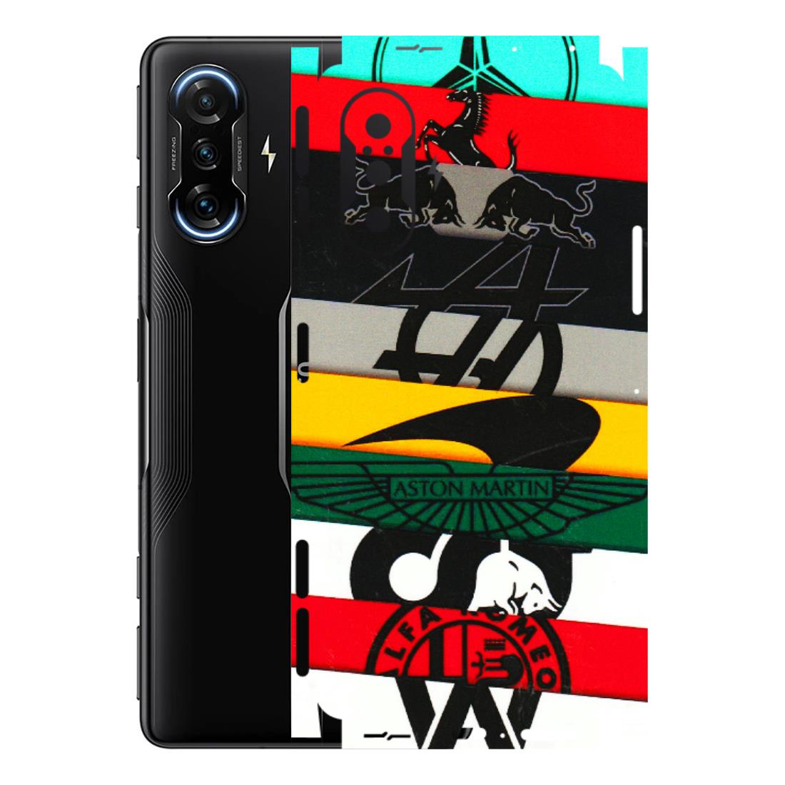 POCO Phone Skins (All Models) - Multi Designer Brands - 3D Embossed Finish (L-187) Poco F3 GT (5G)