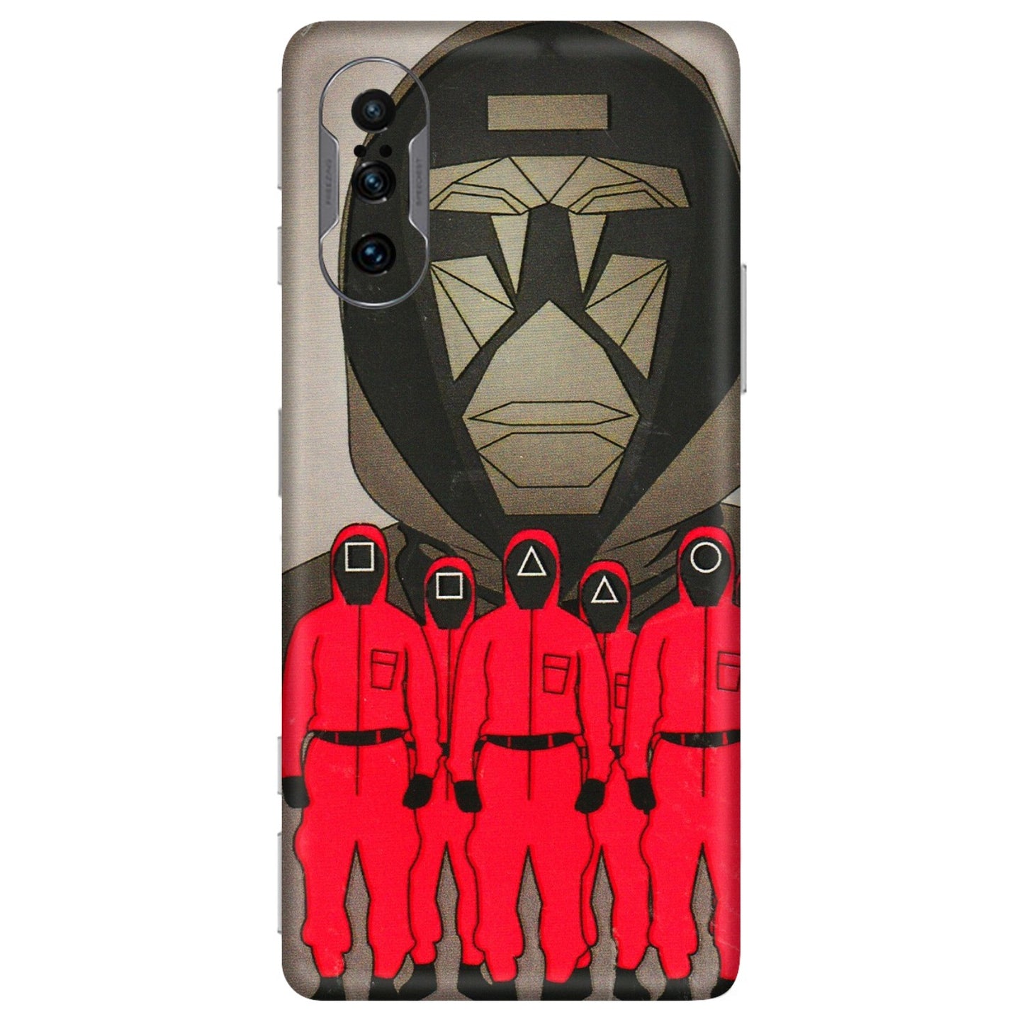 POCO Phone Skins (All Models) - Squid Game Hero - 3D Embossed Finish (L-245) Poco F3 GT (5G)