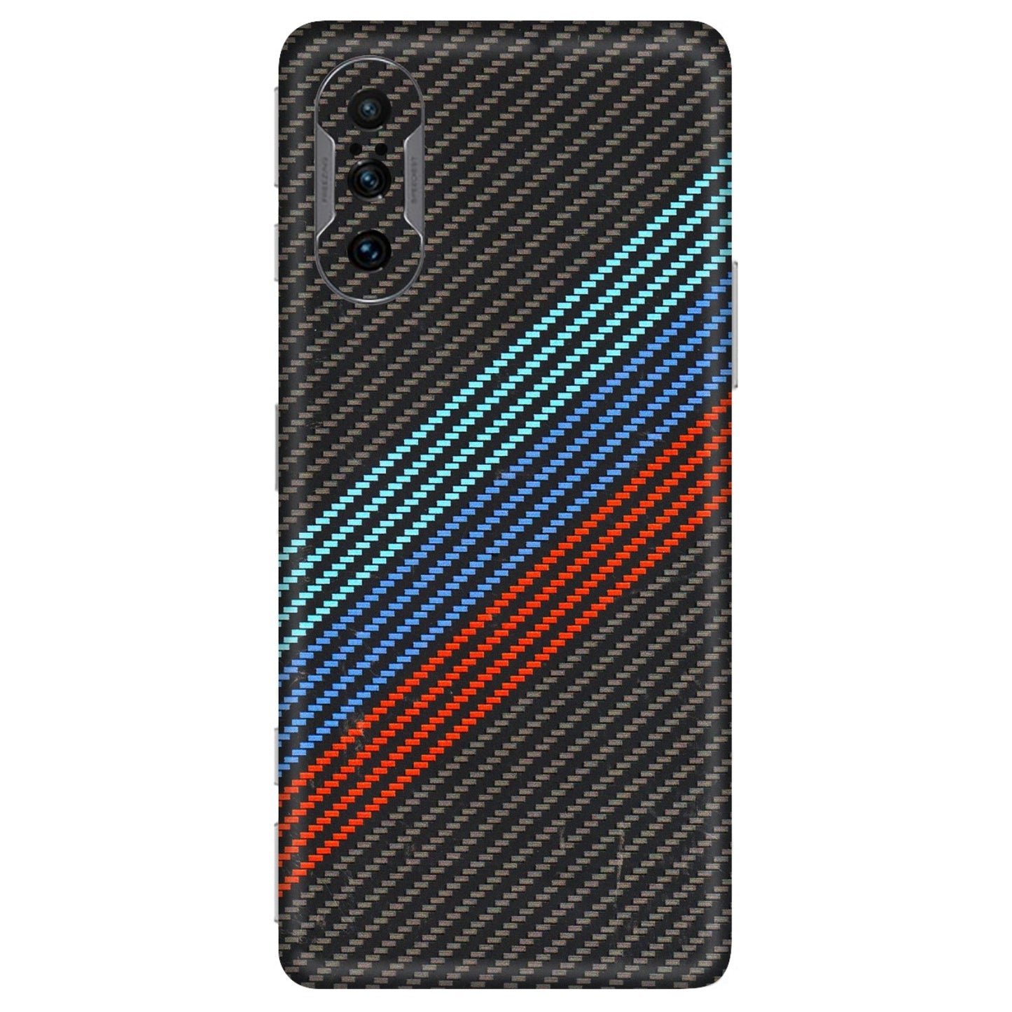 POCO Phone Skins (All Models) - Carbon BM - 3D Embossed Finish (L-302) Poco F3 GT (5G)