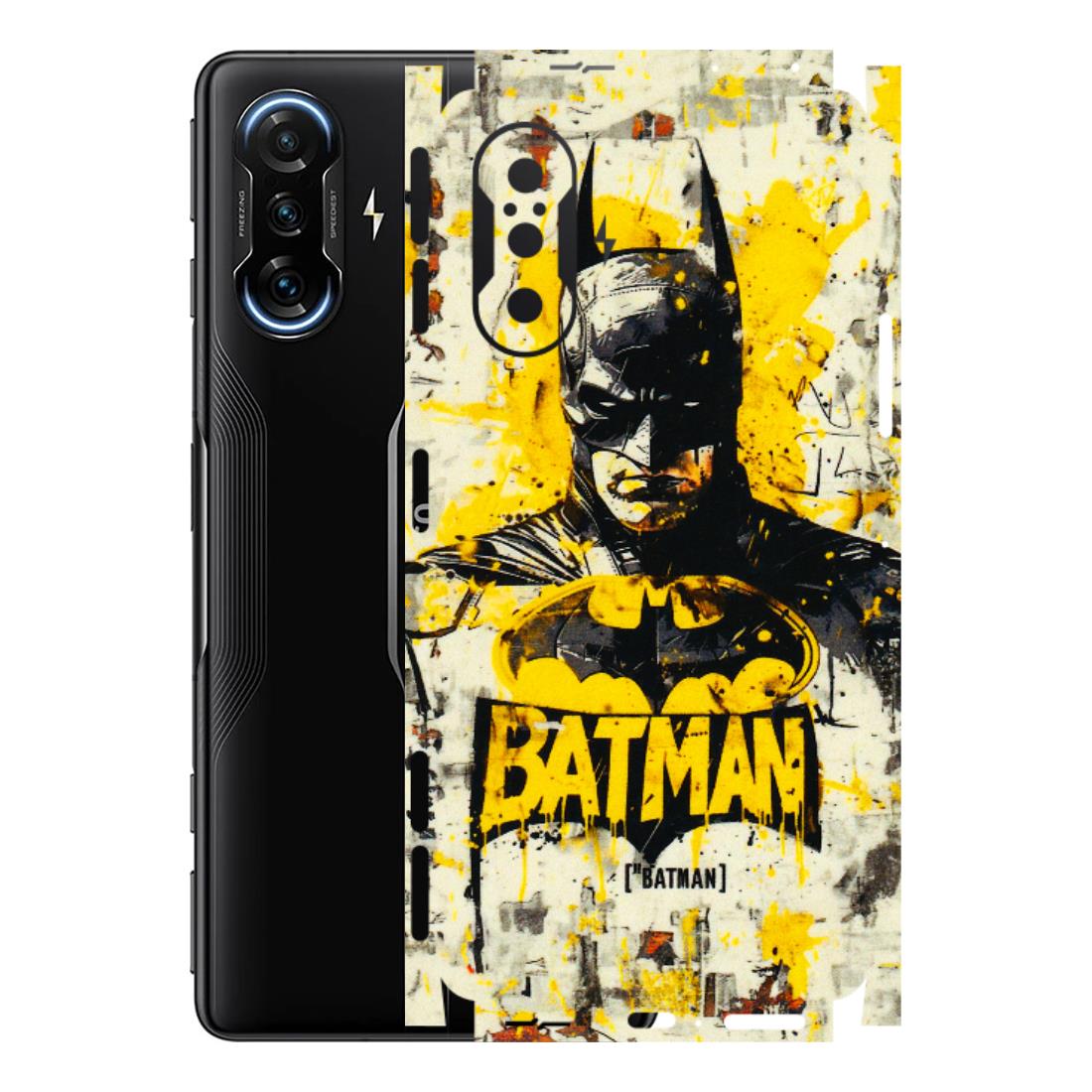 POCO Phone Skins (All Models) - Batman Yellow BT - 3D Embossed Finish (L-304) Poco F3 GT (5G)