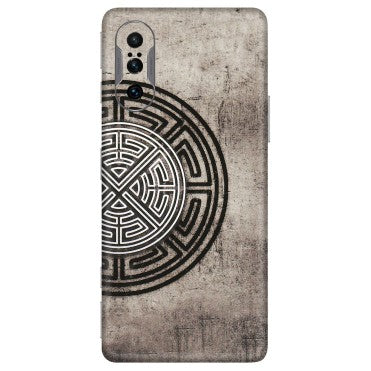POCO Phone Skins (All Models) - Mysterious Circular Design - 3D Embossed Finish (L-63) Poco F3 GT (5G)