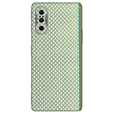 POCO Phone Skins (All Models) - Gucci Fabric Pattern - 3D Embossed Finish (L-73) Poco F3 GT (5G)