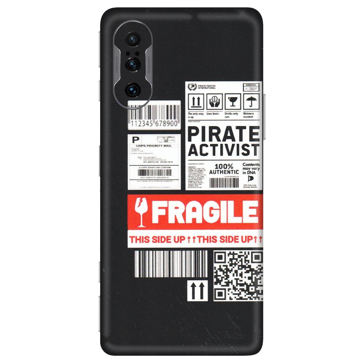 POCO Phone Skins (All Models) - Handle With Care - Matte Finish (M-99) Poco F3 GT (5G)