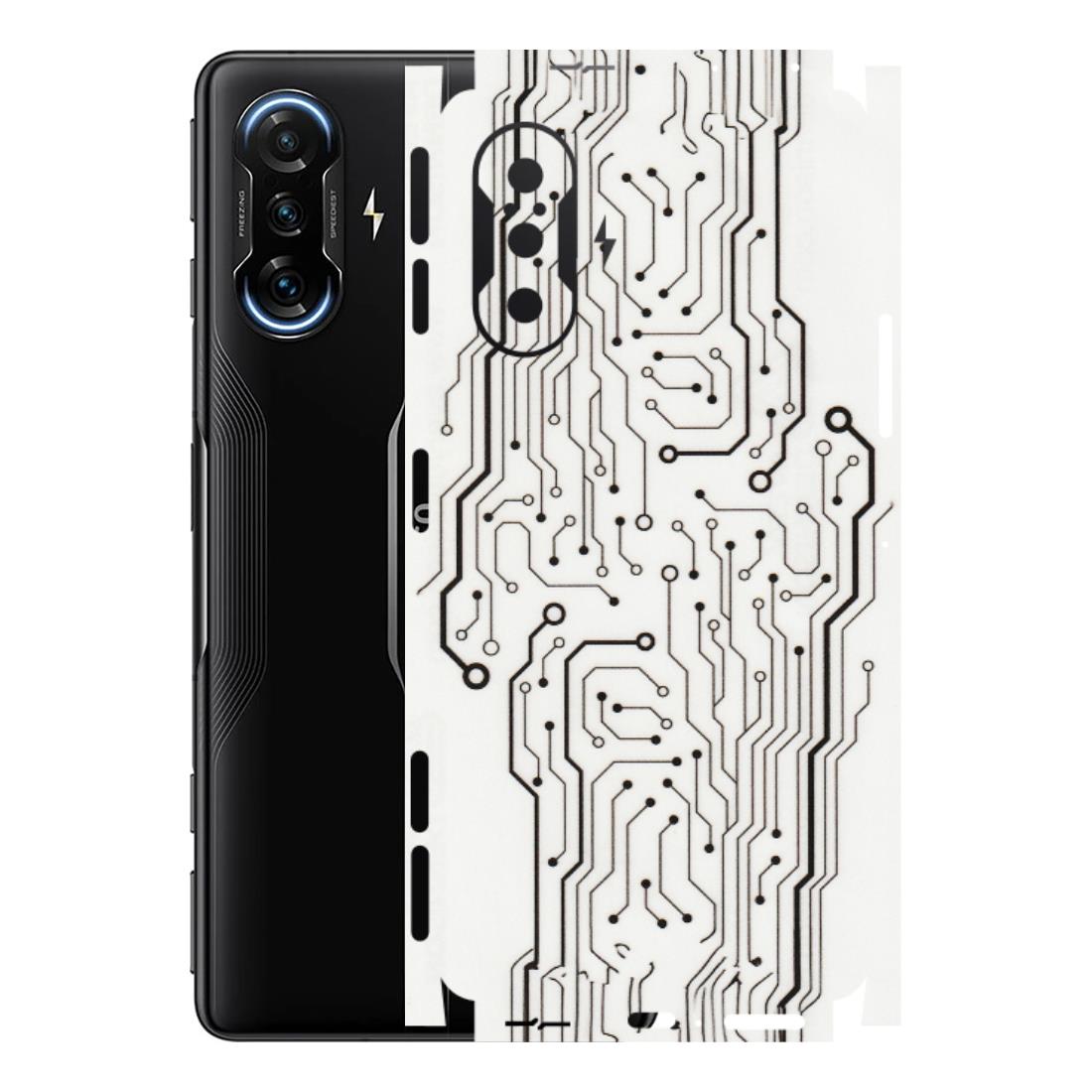 POCO Phone Skins (All Models) - Tech Circuits - Transparent Finish (T-03) Poco F3 GT (5G)