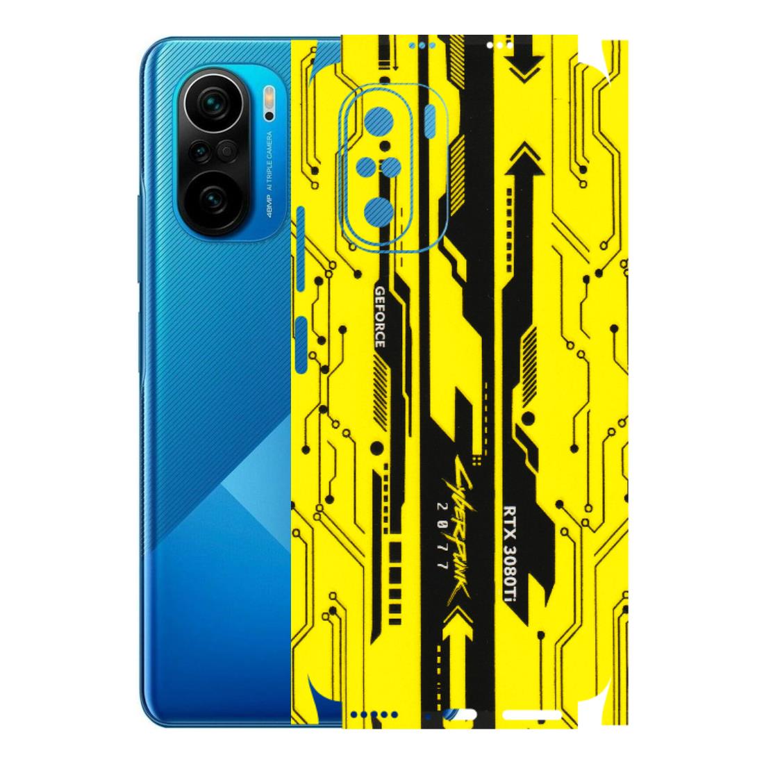 POCO Phone Skins (All Models) - Yellow Cyberpunk - 3D Embossed Finish (L-93) Poco F3