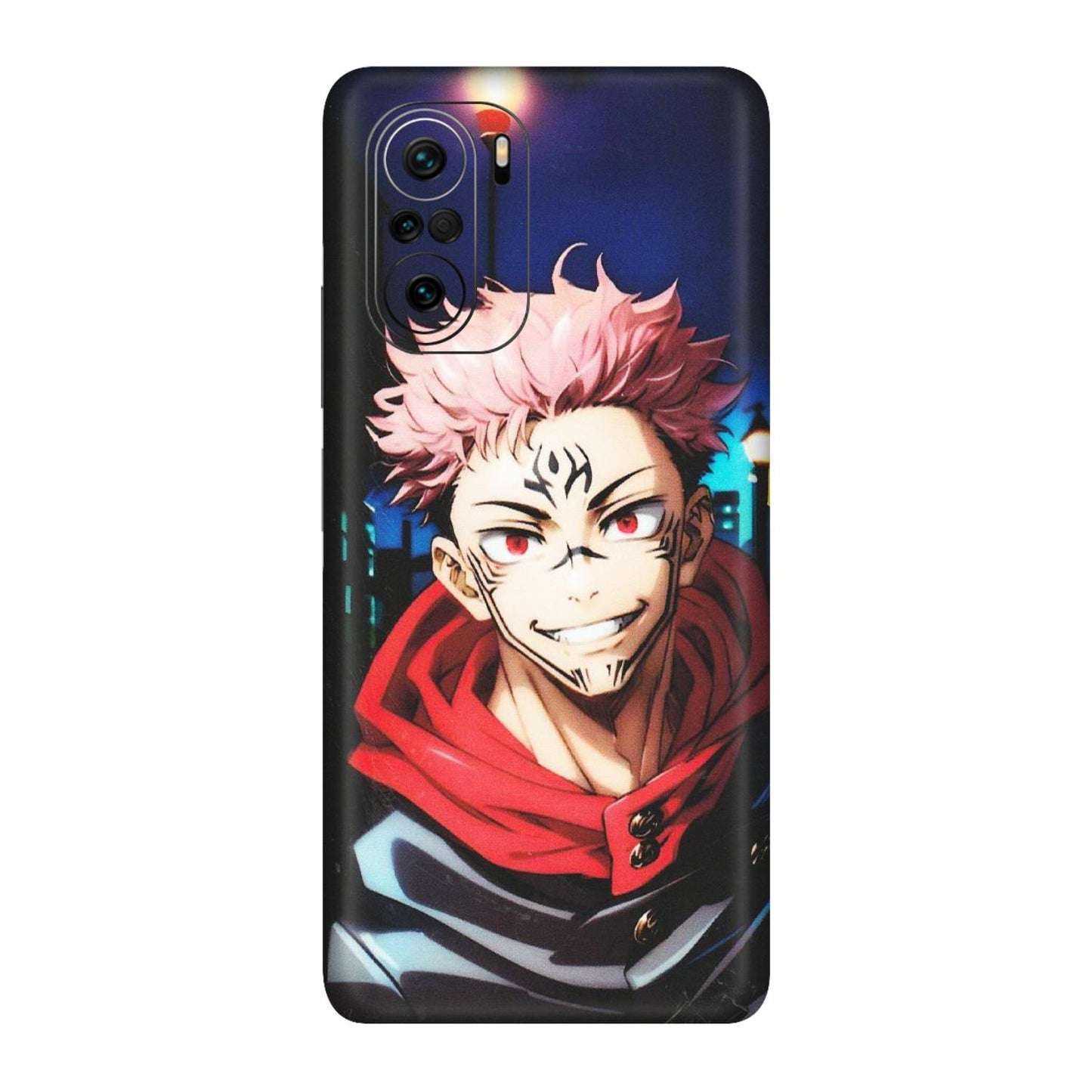 POCO Phone Skins (All Models) - Yuji Itadori Funny Face Anime - Matte Finish (M-152) Poco F3