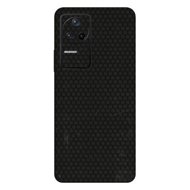 POCO Phone Skins (All Models) - Black honeycomb - 3D Embossed Finish (L-114) Poco F4 (5G)