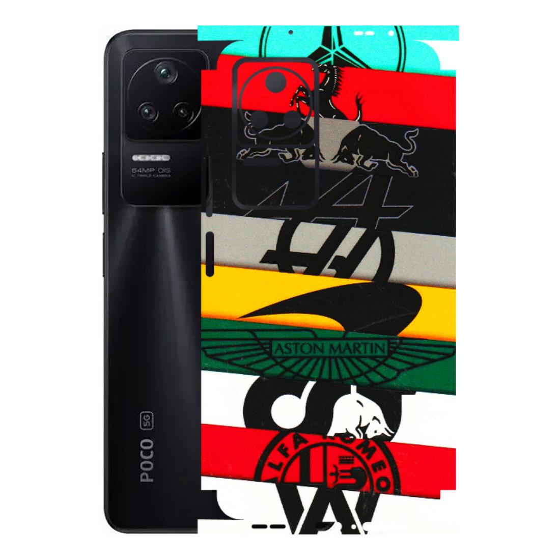 POCO Phone Skins (All Models) - Multi Designer Brands - 3D Embossed Finish (L-187) Poco F4 (5G)