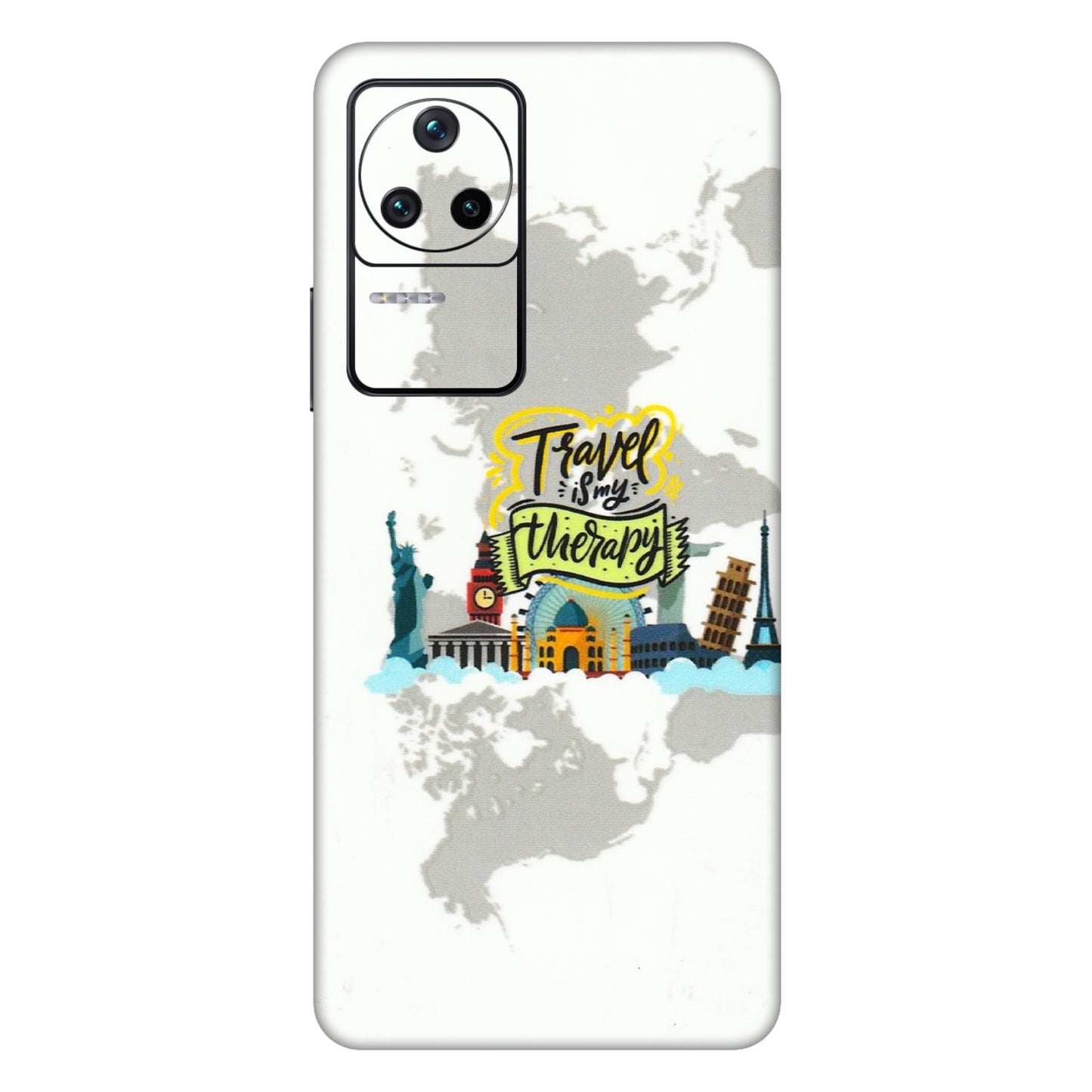 POCO Phone Skins (All Models) - Travel Therapy - 3D Embossed Finish (L-199) Poco F4 (5G)