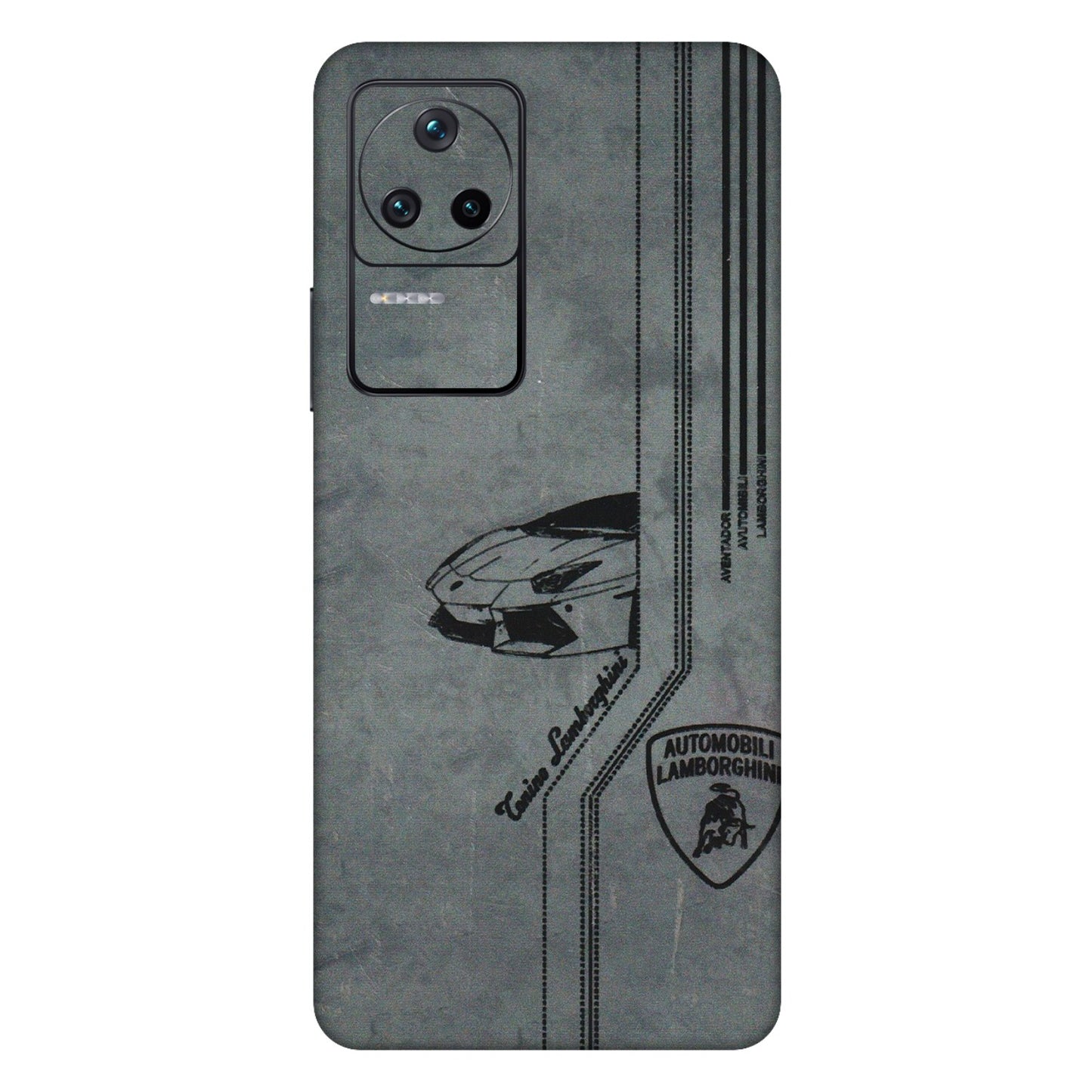 POCO Phone Skins (All Models) - New Lamborgini Aventador - 3D Embossed Finish (L-321) Poco F4 (5G)